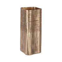 Vază aurie din metal lucrată manual (înălțime 31,5 cm) Reel – Bizzotto