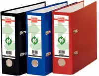 Biblioraft bancar Esselte - A5, 7 cm, eticheta detasabila, albastru
