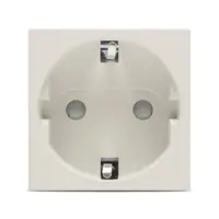 Moda Voice, priza Schuko protectie copii 2M, bej mat, Elbi