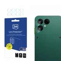 Folie de protectie Camera Spate 3MK Protection pentru Fairphone 6, Sticla Securizata, Set 4 bucati, Transparenta