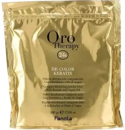 Fanola Oro Therapy Pudră de decolorare De-Color Keratin, 500 g