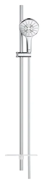 Coloana dus Grohe SmartActive 130, 26578000, montare pe perete, 900 mm, 3 functii, etajera, Crom lucios