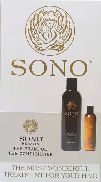 Sono Keratin Set - Șampon și Balsam cu keratină, 250 + 50 ml