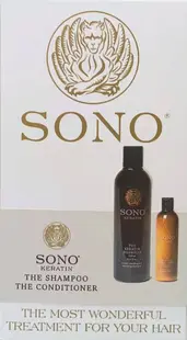 Sono Keratin Set - Șampon și Balsam cu keratină, 250 + 50 ml