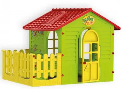 Casuta pentru copii Mochtoys - cu gard