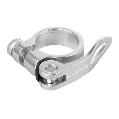 Colier tija șa M-WAVE CLAMPY QR 34,9 mm Silver