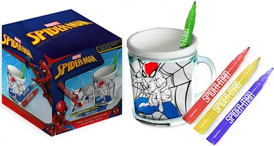 Suport pentru creioane Disney - Spider-Man, de colorare
