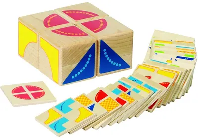 Joc educativ-puzzle pentru copii Goki - Cube