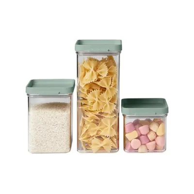 Recipiente 3 buc. din plastic pentru alimente Omnia – Mepal