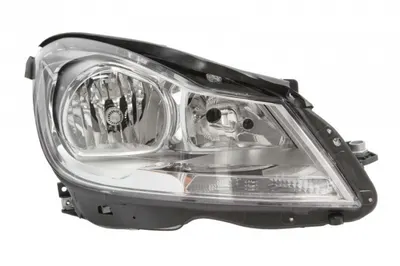 Far fata dreapta (H7, electric, cu motor, culoare interior: cromat, culoare semnalizator: transparent) potrivit MERCEDES C (C204), C T-MODEL (S204), C (W204)