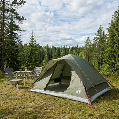 vidaXL Cort Instant cu acoperiș Verde măsliniu 305 x 215 x 140 cm