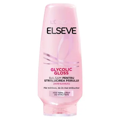 L’Oréal Paris Elseve Balsam Glycolic Gloss, Strălucire Tip Oglindă, 200 ml Engros