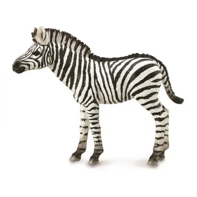 Figurina pictata manual Pui de zebra