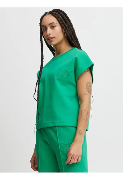 Tricou cu detaliu text pe piept