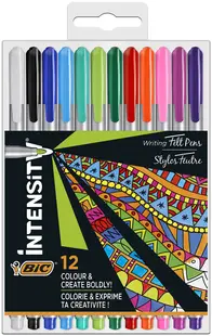 Set de linere colorate BIC Intensity - 0.8 mm, 12 buc