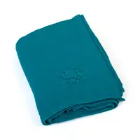 Pătură Yoga din Bumbac Bodhi Shavasana 150 x 200 cm - Turcoaz