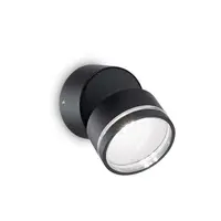 Corp de iluminat decorativ pentru exterior OMEGA AP ROUND NERO 4000K