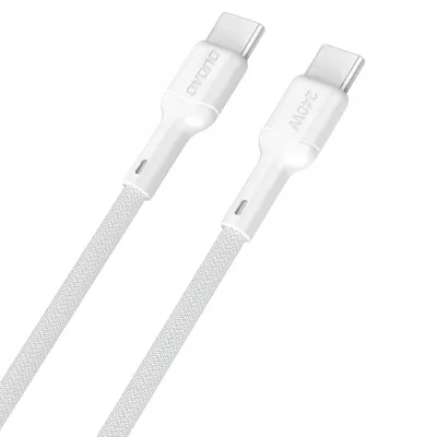 Cablu Date si Incarcare USB-C - USB-C Dudao L9C Max, 240W, 2m, Alb