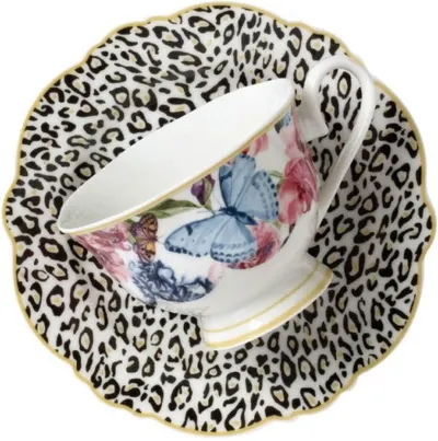 Set de 6 cești de cappuccino sau ceai cu farfurioare Morello - Amalfi, 180 ml