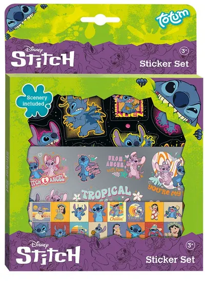 Set de stickere Totum - Stitch, 3 foi