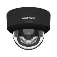 Camera supraveghere IP Dome cu iluminare duala Hikvision ColorVu DS-2CD2147G3-LIS2UY/BK, 4 MP, 2.8 mm, IR/lumina alba 30 m, microfon dual si difuzor, slot card, anti-coroziune, PoE, negru