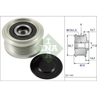 Sistem roata libera, generator INA 535 0228 10