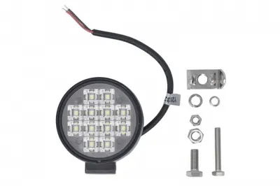 Lumina lucru (LED, 9 12 24 32V, 12W, 1000lm, numar diode: 12, inaltime: 94,6mm, adancime: 30mm, diametru: 77,5mm, lungime cablu: 0,2m)