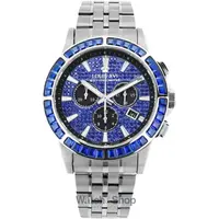 Ceas Louis XVI Louis XVI XLXVI1133 Mens Watch Majesté Iced Out Baguette Chronograph 43mm 5ATM