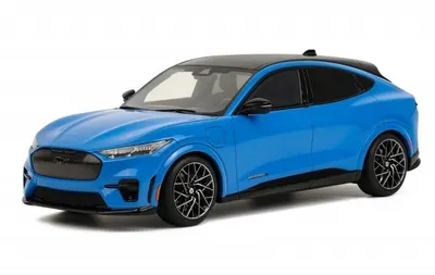 Model de colecție OTTOMobile Modern: mașini - Ford Mustang Mach-E GT Performance (Blue) (2021)