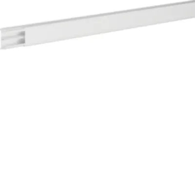 Canal cablu 12x20, 2 compartimente, RAL9010