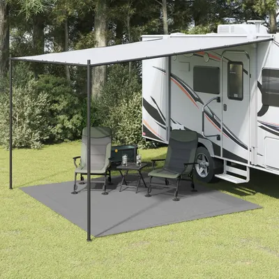 vidaXL Covor pentru cort, antracit, 3x3 m