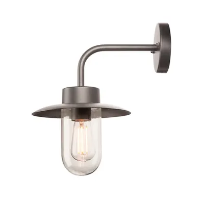 Corp iluminat de perete, aplica, Molat lumina de perete exterior, E27, antracit, max. 60W, IP44