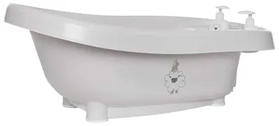 Cadă pentru bebeluși cu termometru și accesorii Bebe-Jou - Click, Tiny Sheep