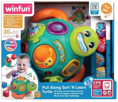 Jucărie electronică educativă WinFun - Broască - sortator