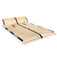 Gossi baza de pat cu sipci, 28 sipci, 7 zone, 100 x 200 cm