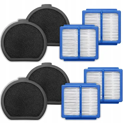 Set 8 Filtre NewEvo Pentru Aspirator Electrolux Pure Q9 PQ91 PQ92, AEG QX9-1, Compatibile, Filtrare Eficientă, 4 Filtre Praf, 4 Filtre Motor