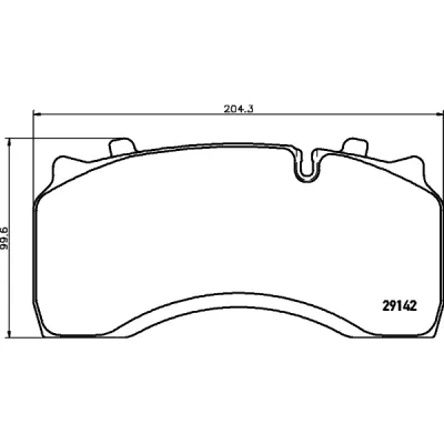 Set placute frana, frana disc TEXTAR 2914204