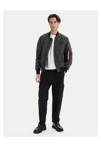 Geaca bomber Barbati - Poliamida - gri