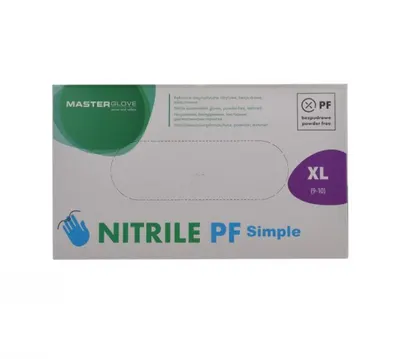 Set 100 manusi pentru mecanici, marime XL, culoare albastru