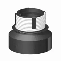 Racord Cos Fum 90/45gr 250-200 cu Etansare