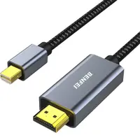 Cablu Video Benfei, MiniDisplayPort - HDMI, 4K, 0.9m, Gri