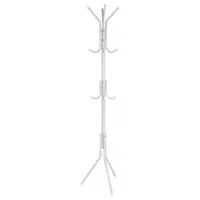 Cuier metalic pentru haine, 170 cm, alb, Storage Solutions