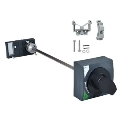 Maneta Rotativa Frontal, Negru, 3 Poli/4 Poli, Ng 125