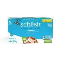 Hrana umeda pisici, Schesir, Ton in Jeleu, 6x50 g