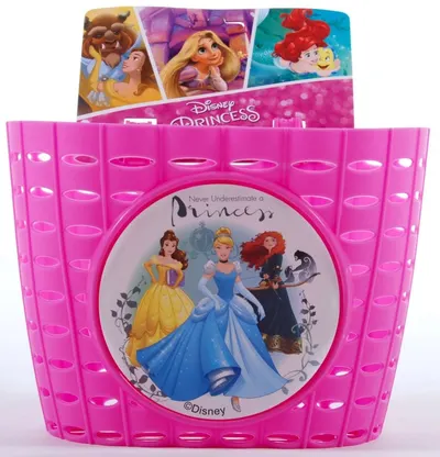 Cosulet bicicleta Disney Princess EL, montaj rapid pe ghidon, prindere reglabil