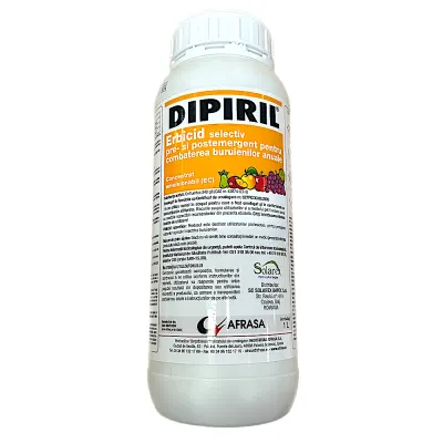 Dipiril 1 L, erbicid preemergent de contact, Afrasa, buruieni monocotiledonate si dicotiledonate anuale in cultura de pomi fructiferi si vita de vie - Default Title
