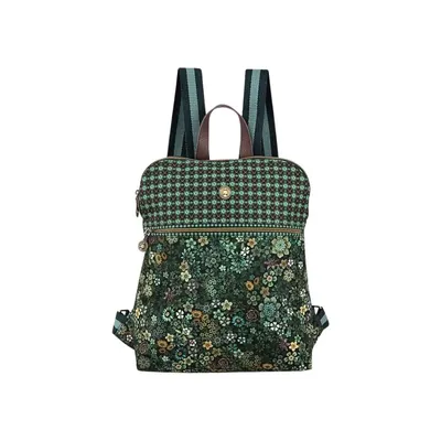 Rucsac Finlee damă, Pip Studio, Green, 28x11x36 cm, colecția Tutti i Fiori