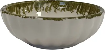 Bol de desert Morello - Lemons, 11 cm, Margine verde