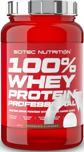 100% Whey Protein Professional, ciocolată, 920 g, Scitec Nutrition
