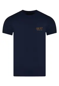 Tricou barbati - D001061-B001 - bleumarin - material bumbac